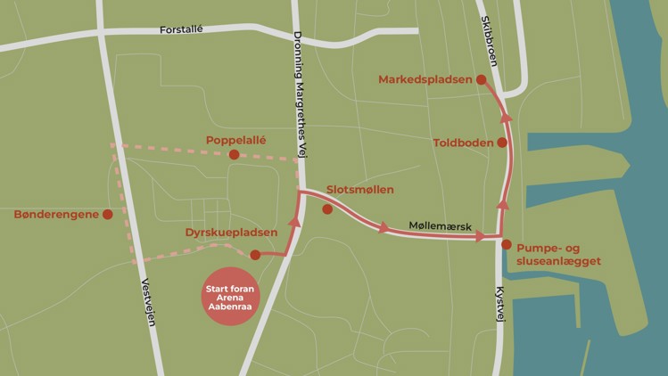 Guidet tur - Byen og vandet